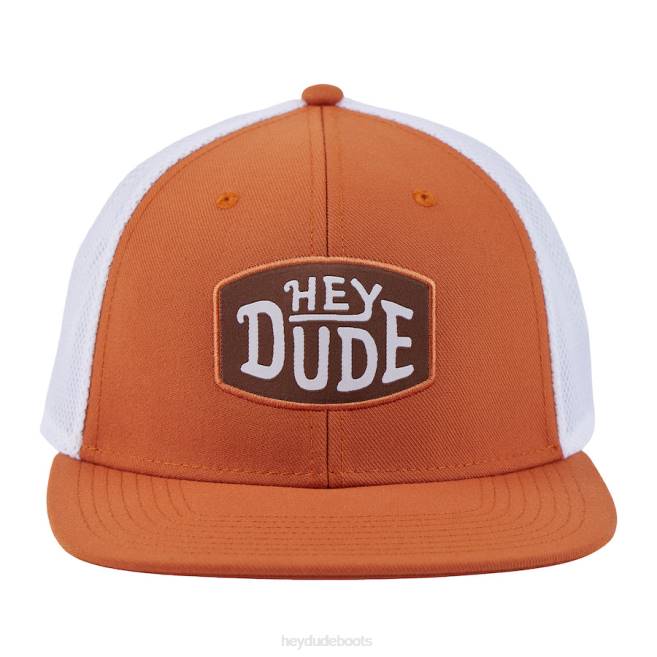 Unisex Orange Hey Dude Trucker Cap Accessory H6P6271