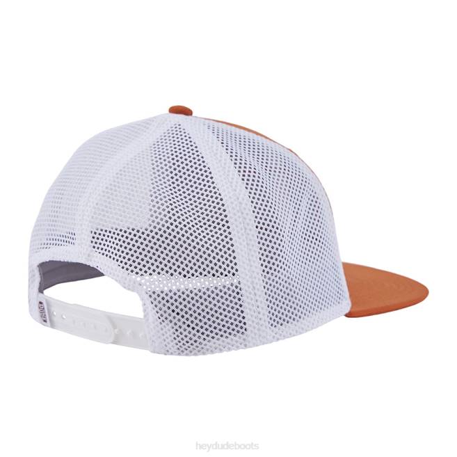 Unisex Orange Hey Dude Trucker Cap Accessory H6P6271