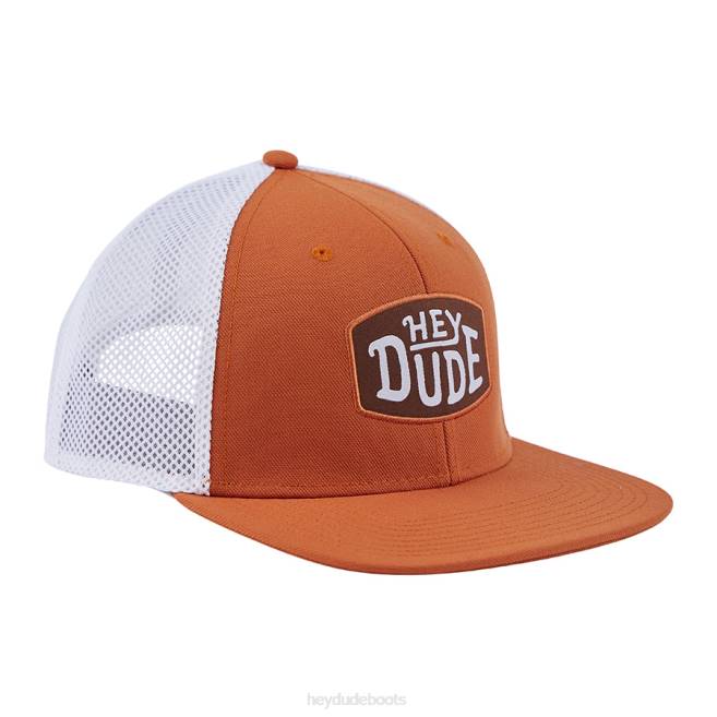 Unisex Orange Hey Dude Trucker Cap Accessory H6P6271