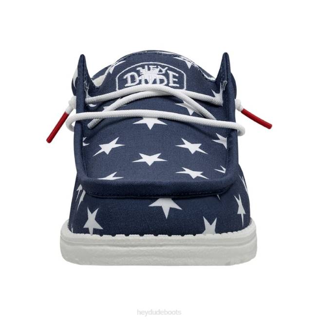 Men American Flag Hey Dude Wally Patriotic Shoes H6P6294