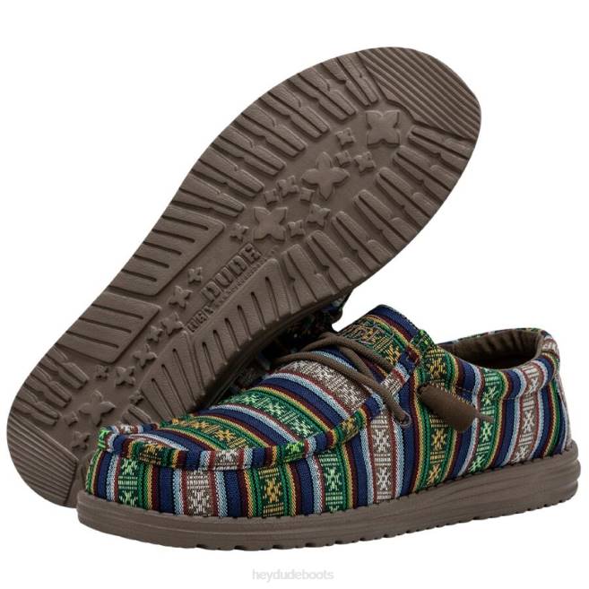 Men Blue Canyon Hey Dude Wally Serape Shoes H6P6438