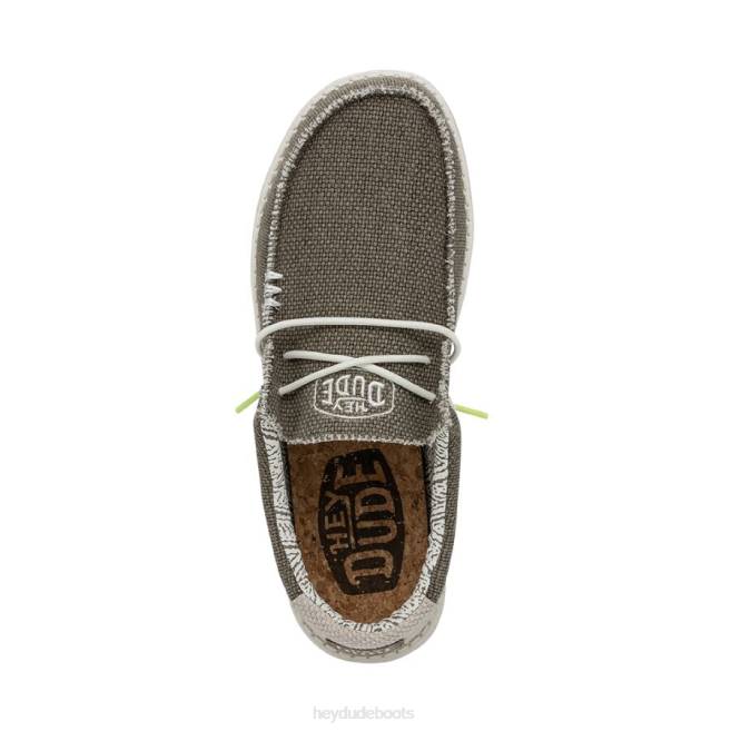 Men Fossil Hey Dude Wally Braided Shoes H6P6373