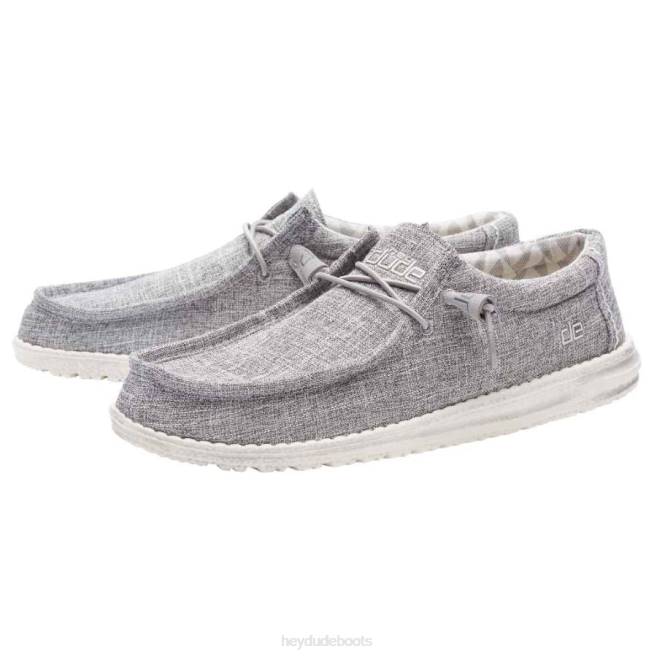 Men Iron Hey Dude Wally Linen Shoes H6P6468