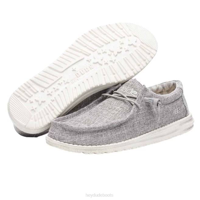 Men Iron Hey Dude Wally Linen Shoes H6P6468