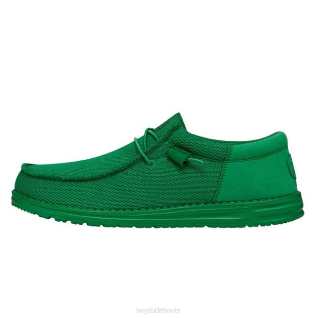 Men Kelly Green Hey Dude Wally Funk Mono Shoes H6P6377