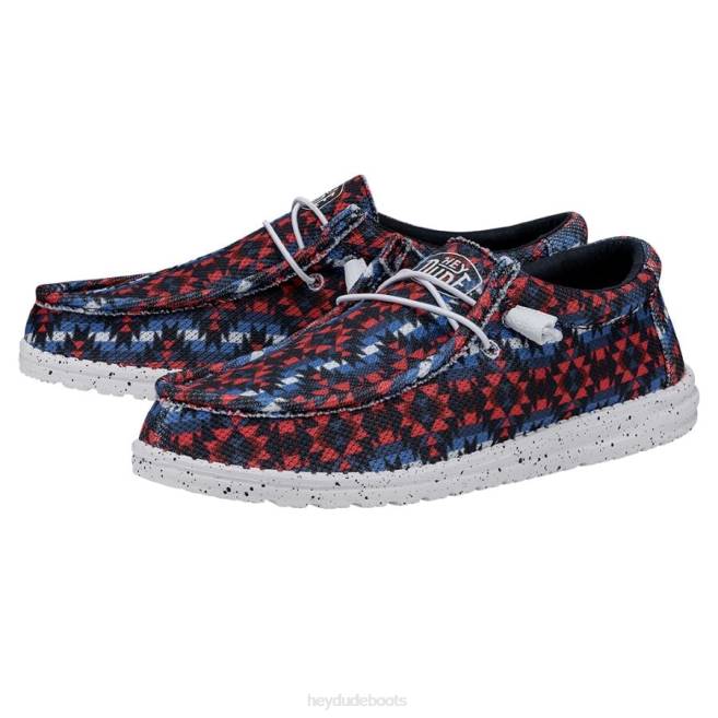 Men Multi Hey Dude Wally Capitol Shoes H6P6369