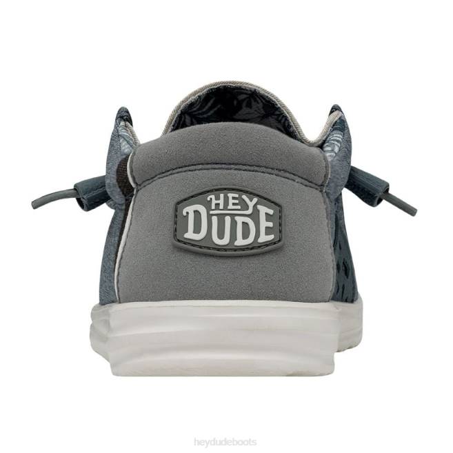 Men Overcast Hey Dude Wally H2O Shoes H6P6409