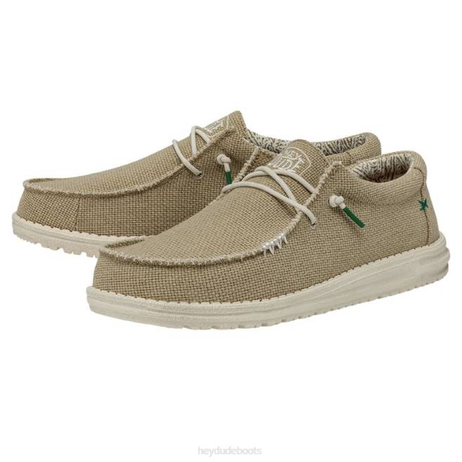 Men Sand Hey Dude Wally Braided Shoes H6P6372