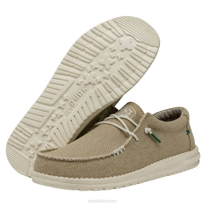 Men Sand Hey Dude Wally Braided Shoes H6P6372