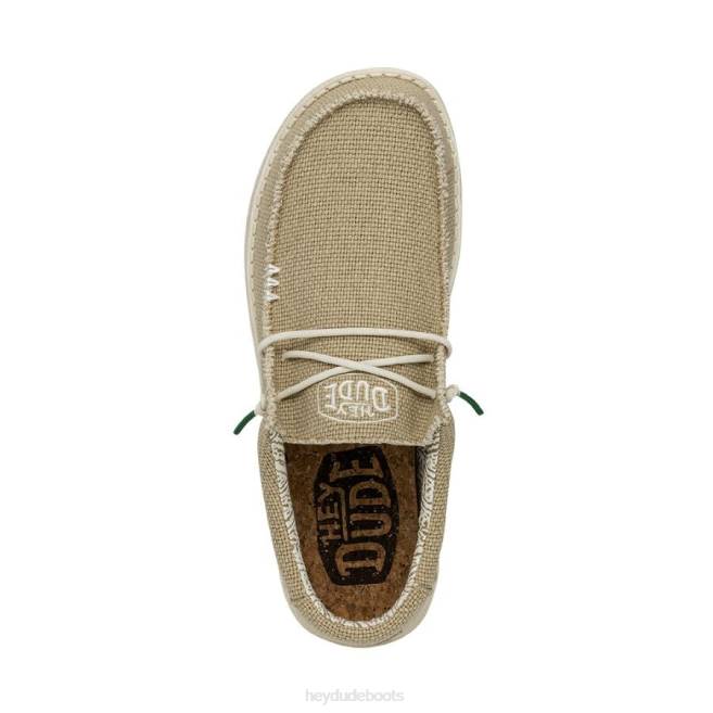 Men Sand Hey Dude Wally Braided Shoes H6P6372