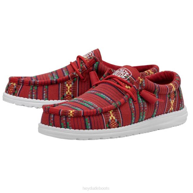 Men Sedona Hey Dude Wally Serape Shoes H6P6437