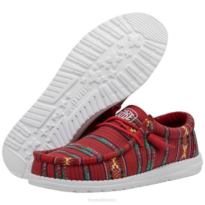 Men Sedona Hey Dude Wally Serape Shoes H6P6437