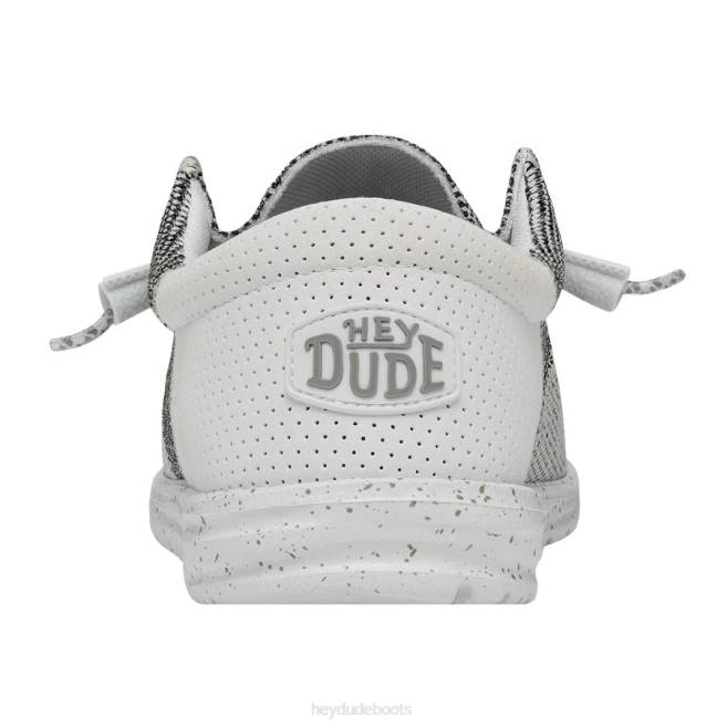 Men Stone White Hey Dude Wally Tri Shoes H6P6404