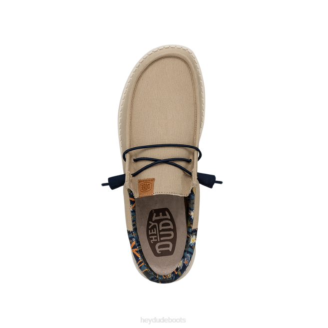 Men Tan Hey Dude Wally Funk Oasis Shoes H6P6309