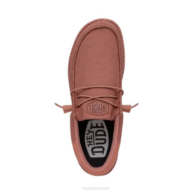 Men Terracotta Hey Dude Wally Funk Mono Shoes H6P6383