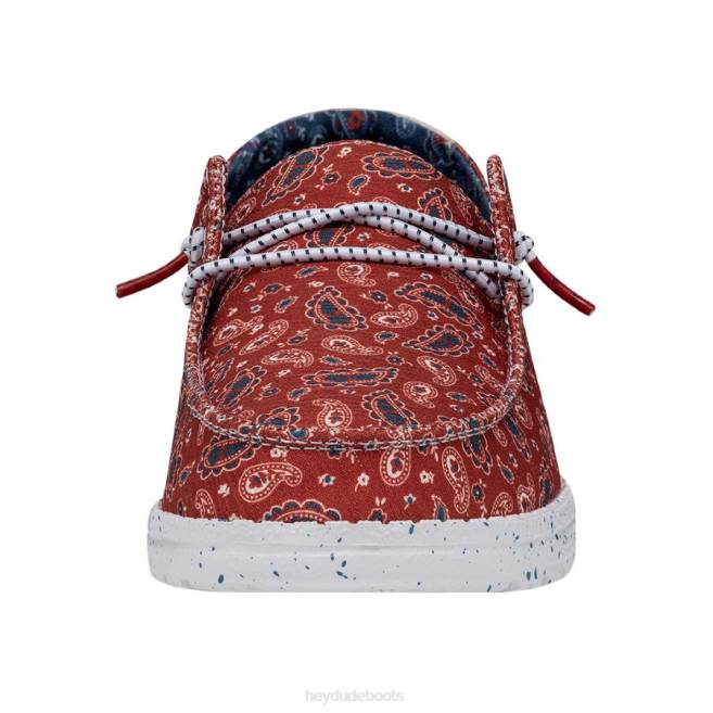 Men Bandana Americana Hey Dude Wendy Patriotic Shoes H6P616