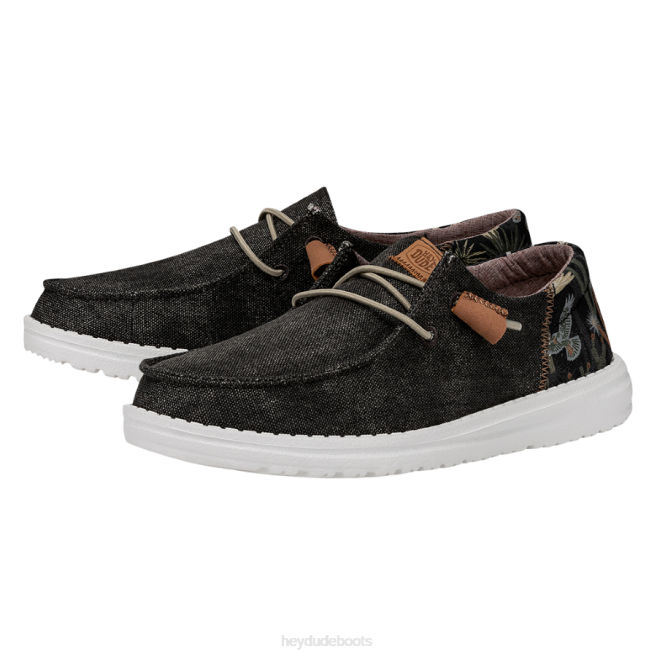 Men Black Hey Dude Wendy Funk Oasis Shoes H6P613