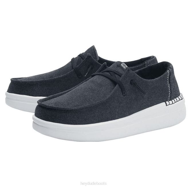 Men Black Hey Dude Wendy Rise Shoes H6P6179