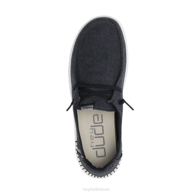 Men Black Hey Dude Wendy Rise Shoes H6P6179