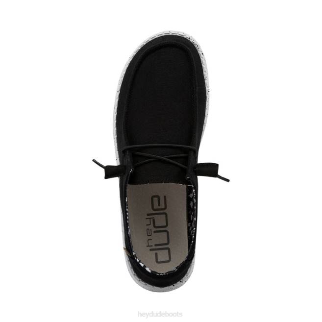 Men Black Odyssey Hey Dude Wendy Shoes H6P6110