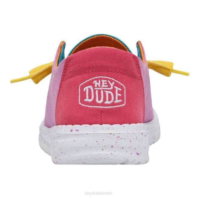 Men Block Hey Dude Wendy Slub Canvas Shoes H6P630