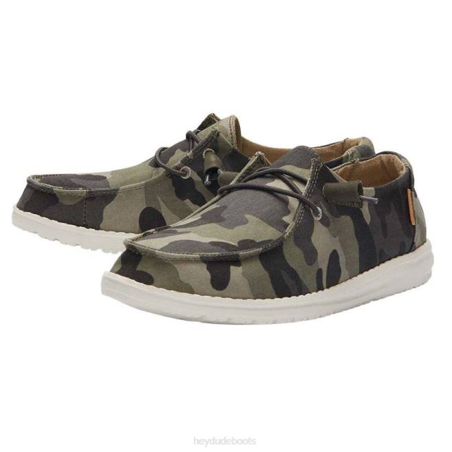 Men Camo Hey Dude Wendy Shoes H6P672