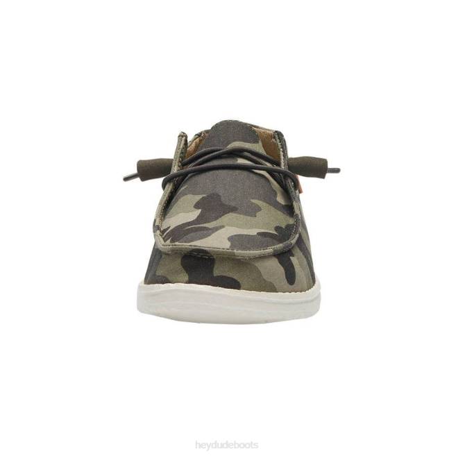 Men Camo Hey Dude Wendy Shoes H6P672