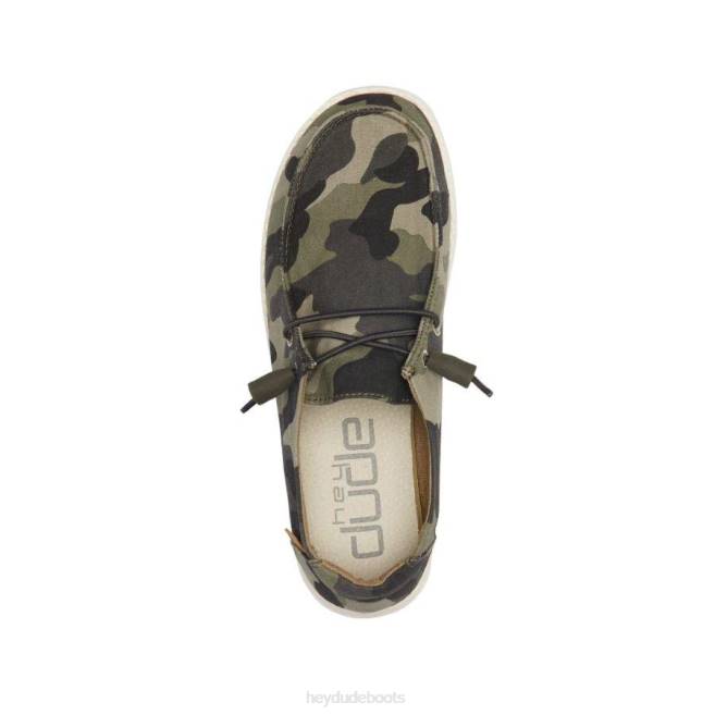 Men Camo Hey Dude Wendy Shoes H6P672