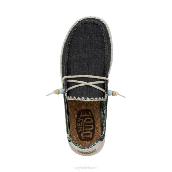 Men Carbon Hey Dude Wendy Fringe Shoes H6P690