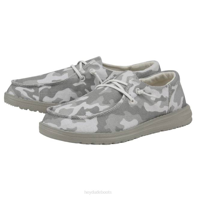 Men Cloud Camo Hey Dude Wendy Funk Shoes H6P688