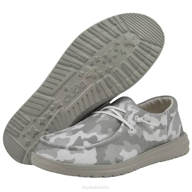 Men Cloud Camo Hey Dude Wendy Funk Shoes H6P688