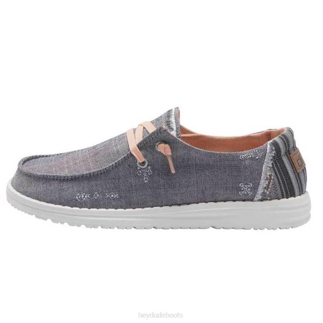 Men Grey Hey Dude Wendy Boho Shoes H6P668