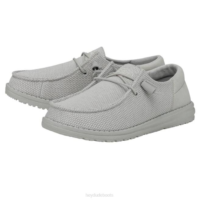 Men Grey Hey Dude Wendy Funk Mono Shoes H6P6115