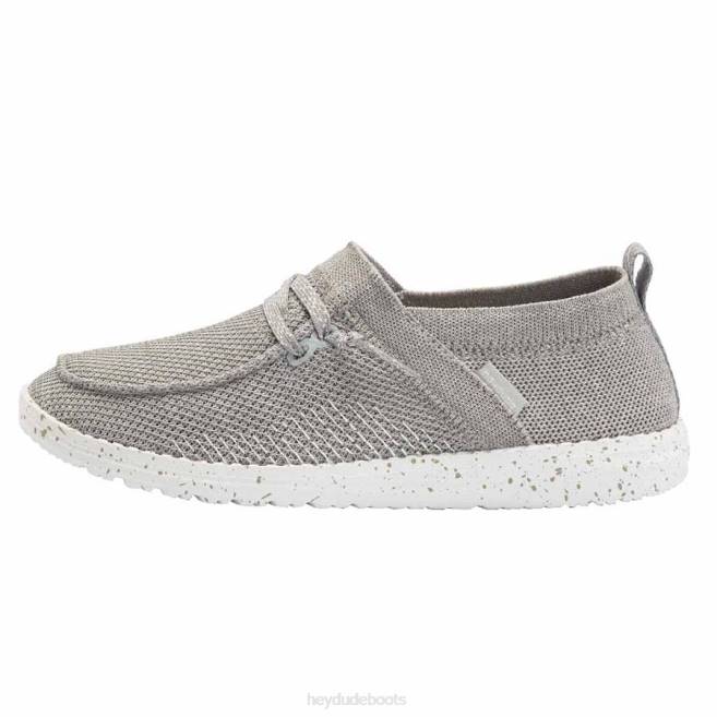 Men Grey Hey Dude Wendy Halo Shoes H6P6160