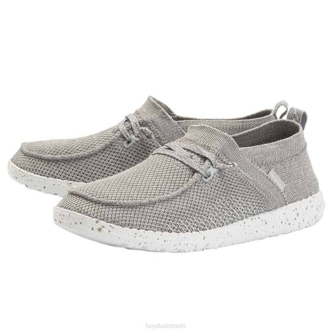 Men Grey Hey Dude Wendy Halo Shoes H6P6160