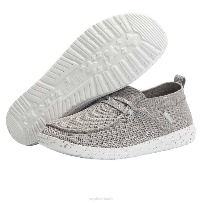 Men Grey Hey Dude Wendy Halo Shoes H6P6160