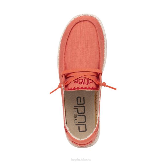 Men Inca Poppy Red Hey Dude Wendy Shoes H6P6189