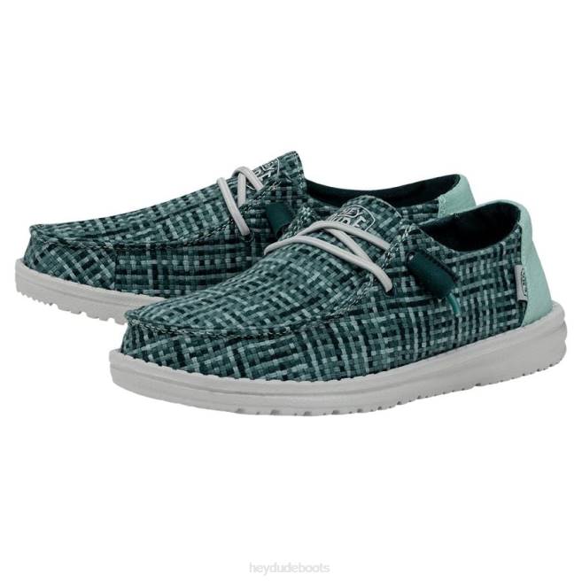 Men Jade Hey Dude Wendy Crosshatch Shoes H6P6172