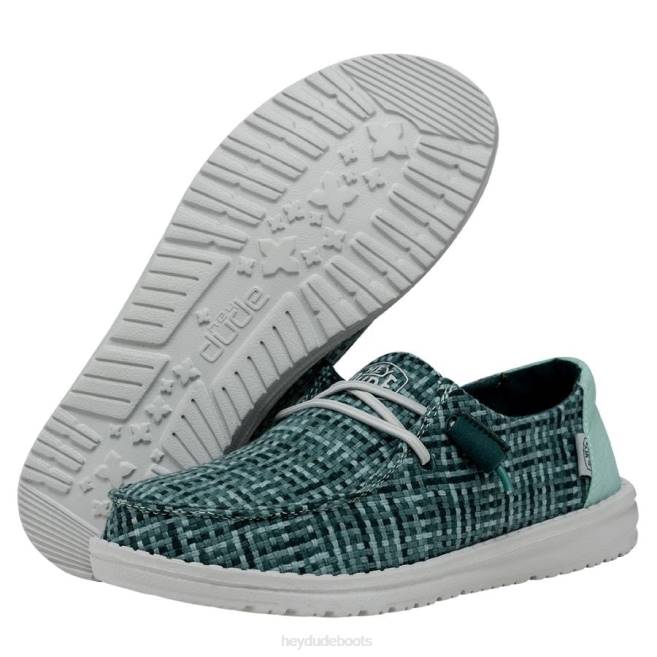 Men Jade Hey Dude Wendy Crosshatch Shoes H6P6172