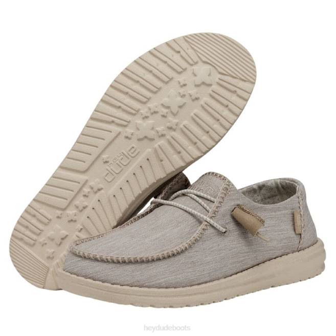 Men Latte Hey Dude Wendy Boho Stitch Shoes H6P67