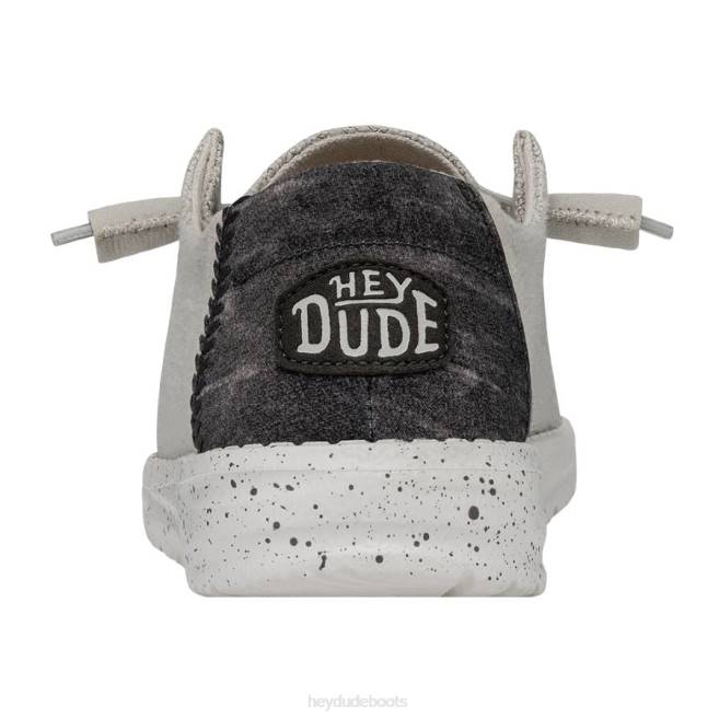 Men Light Grey Hey Dude Wendy Woven Shoes H6P6143