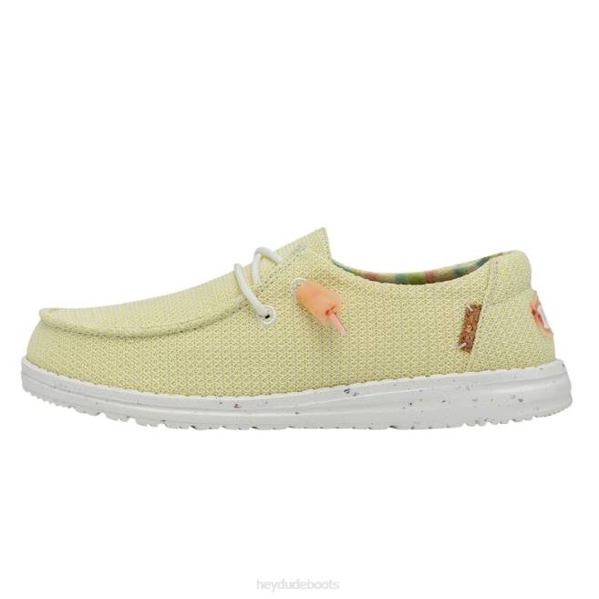 Men Lime Hey Dude Wendy Knit II Shoes H6P657