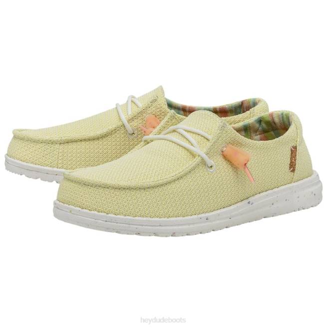 Men Lime Hey Dude Wendy Knit II Shoes H6P657