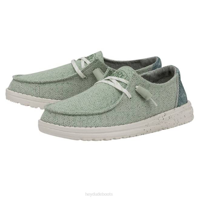 Men Mint Hey Dude Wendy Woven Shoes H6P6140