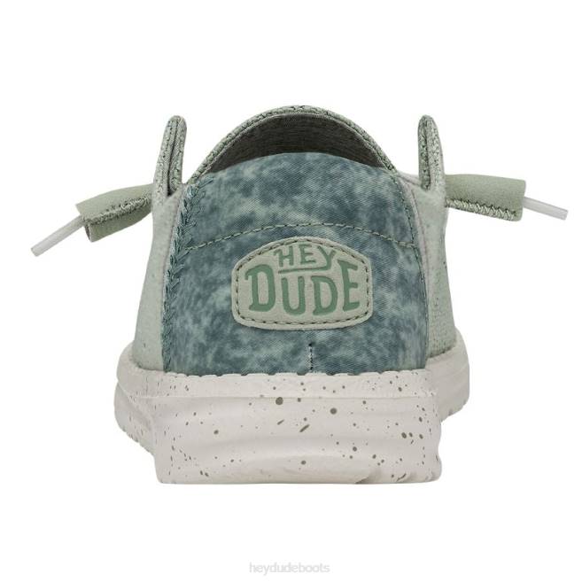 Men Mint Hey Dude Wendy Woven Shoes H6P6140