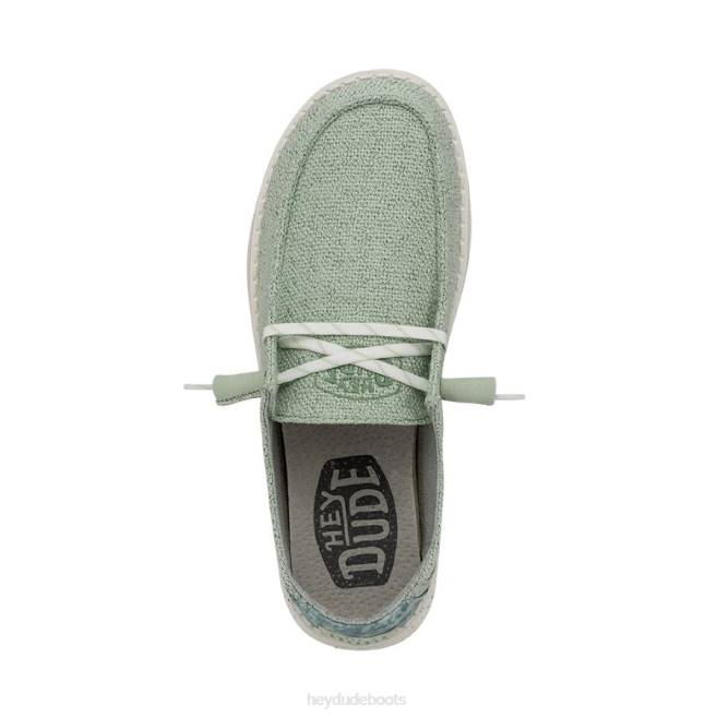 Men Mint Hey Dude Wendy Woven Shoes H6P6140