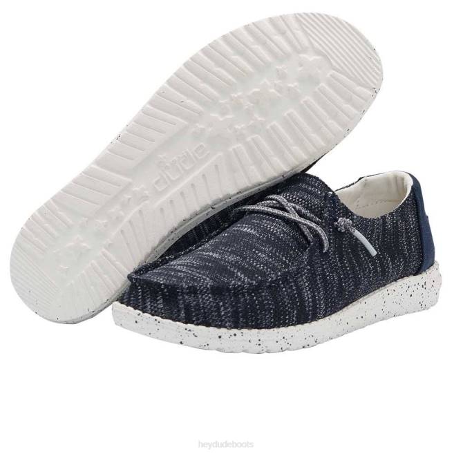 Men Navy Hey Dude Wendy Sox Shoes H6P6183