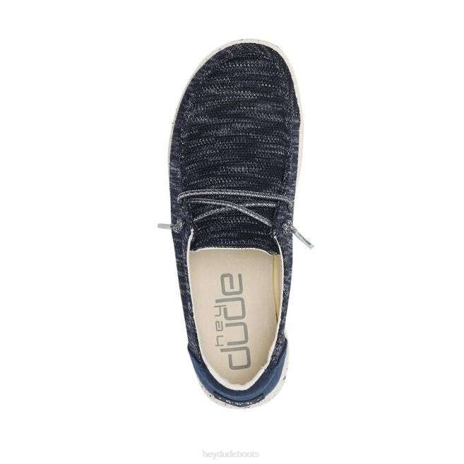 Men Navy Hey Dude Wendy Sox Shoes H6P6183