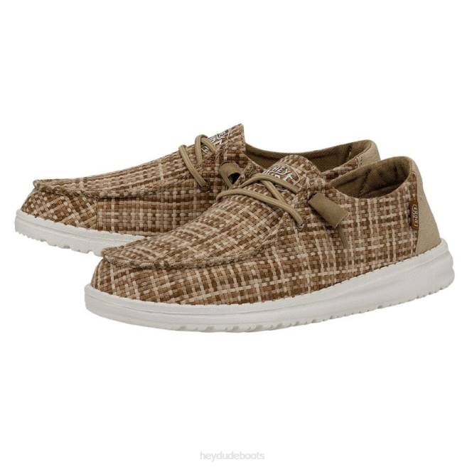 Men Oat Hey Dude Wendy Crosshatch Shoes H6P6174