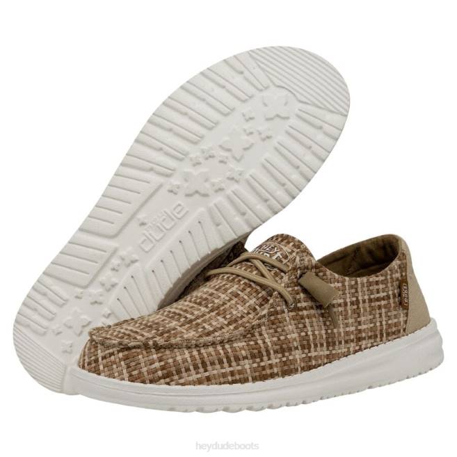 Men Oat Hey Dude Wendy Crosshatch Shoes H6P6174